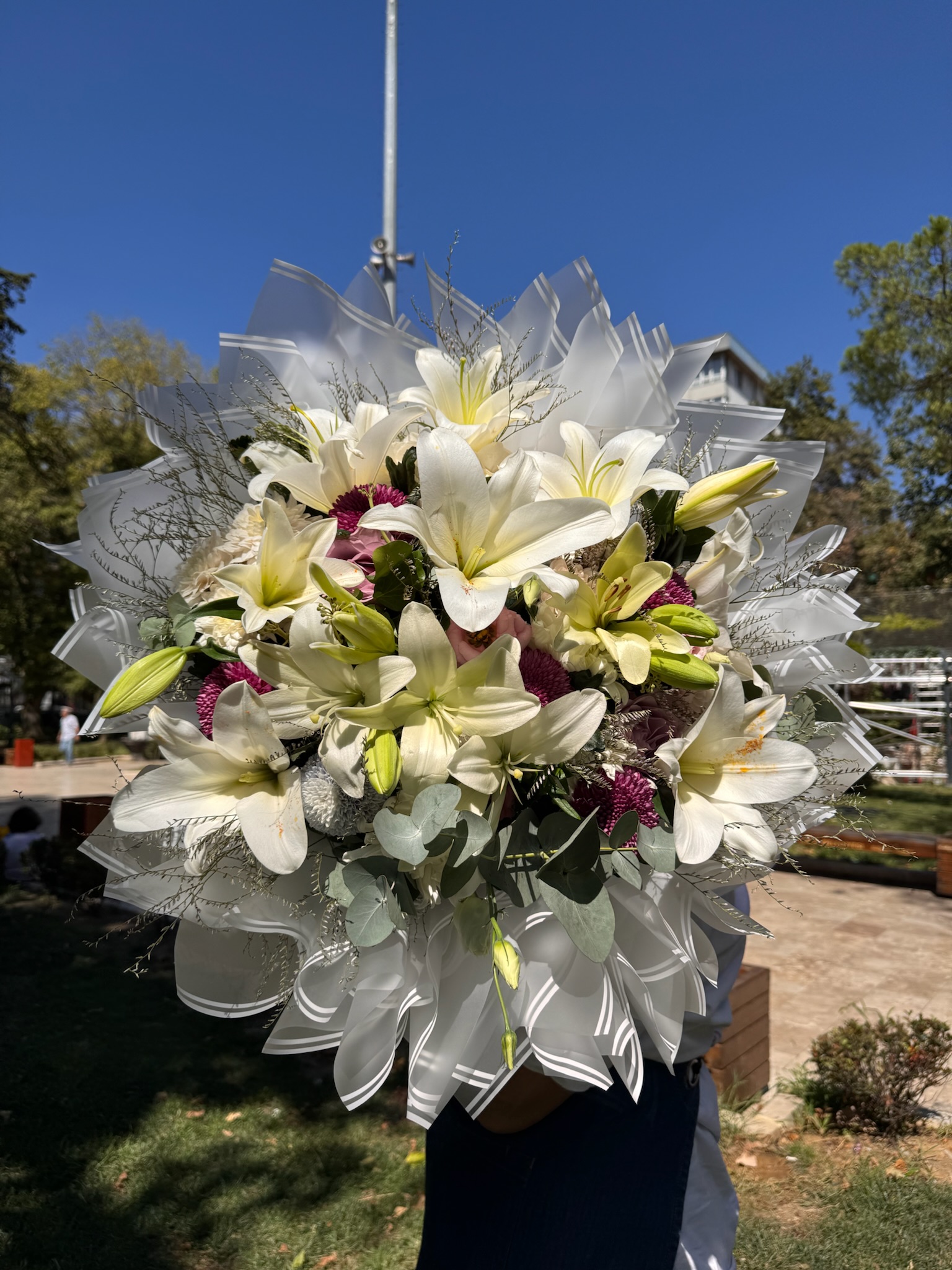 Beyaz Düş- Lilyum , Gül , Krazentem