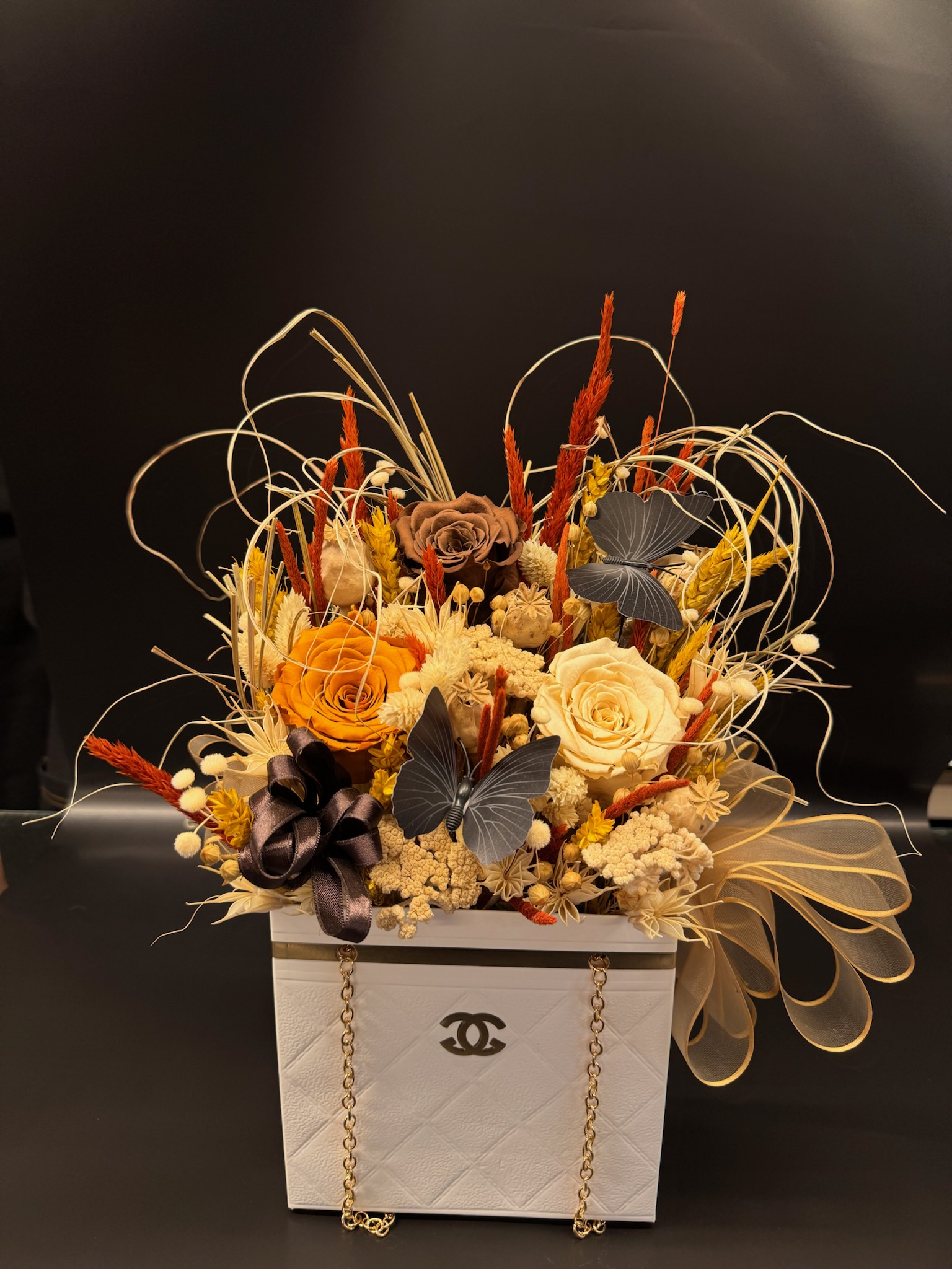 Çantalı Solmayan Gül