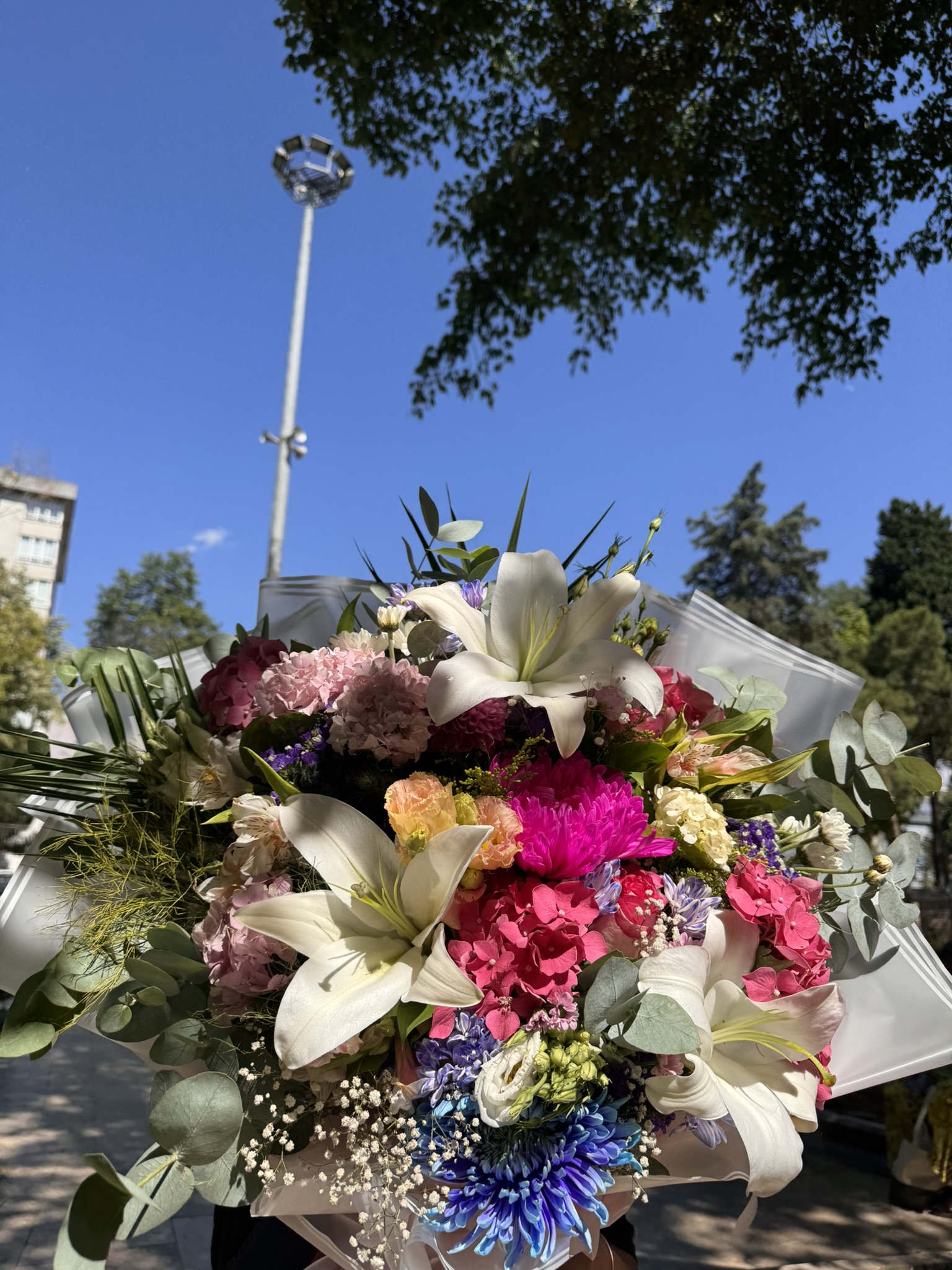 Lilyum Buketi- Mevsim Çiçekleri