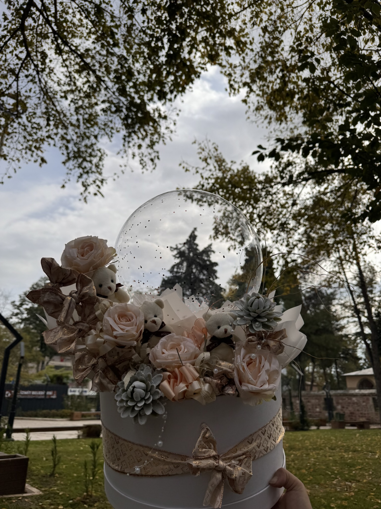 Balonlu Kutu Aranjmanı